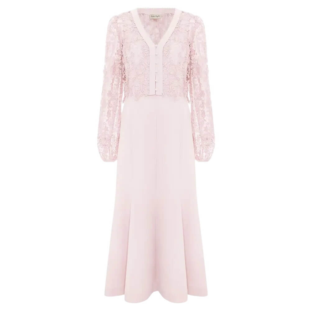 Phase Eight Ayumi Pink Midi Dress